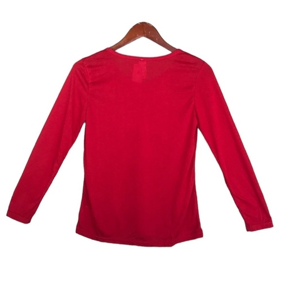 Sleep & Co Baby It’s Cold Outside Pajama Top Snowflake Red M NWT - Picture 3 of 7